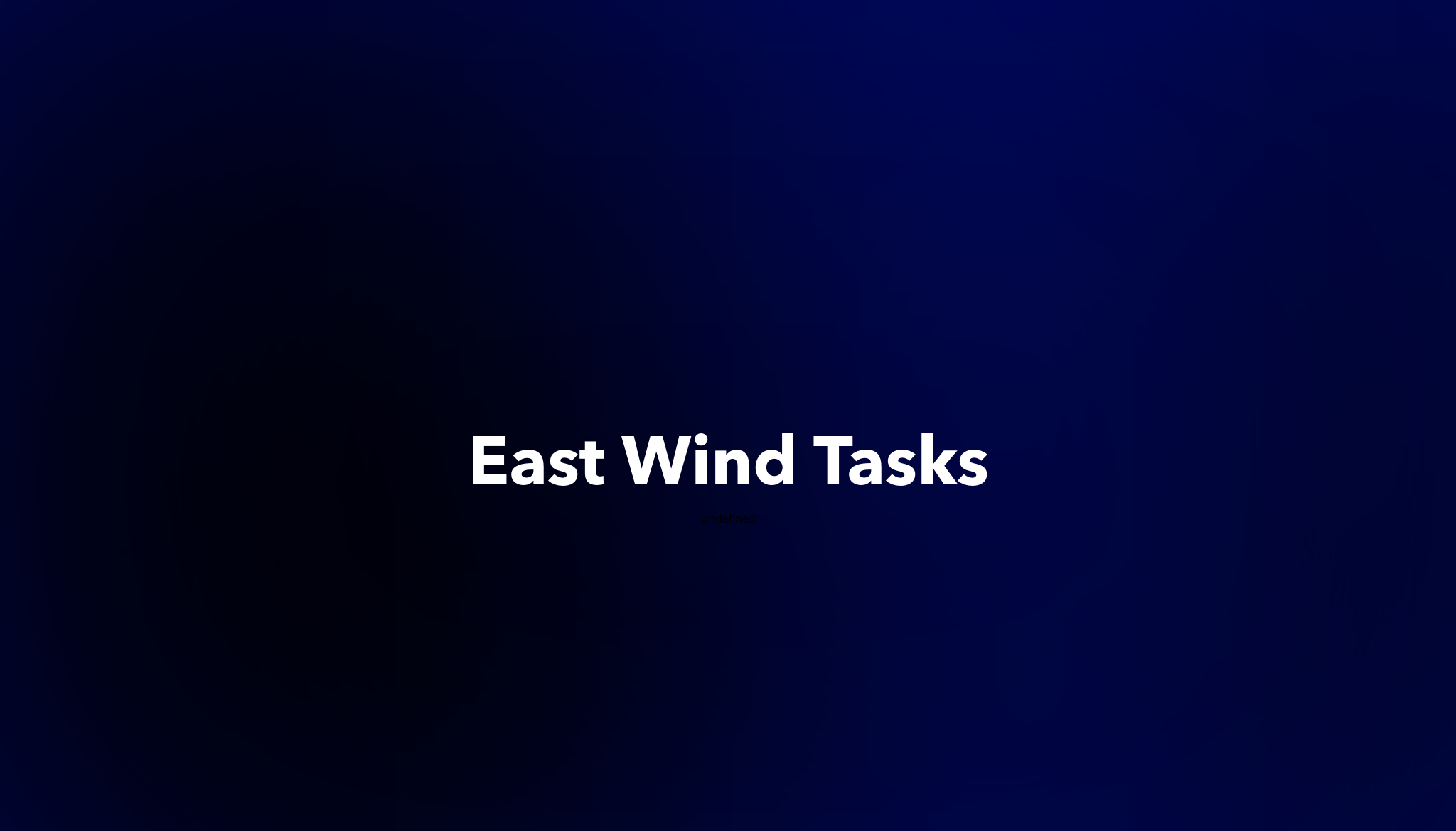 East Wind Tasks Dework